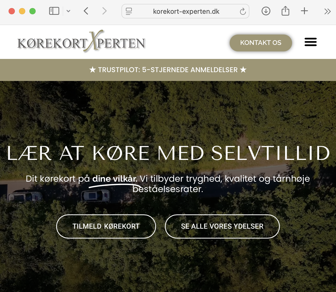Tidligere opgave fra KørekortXperten